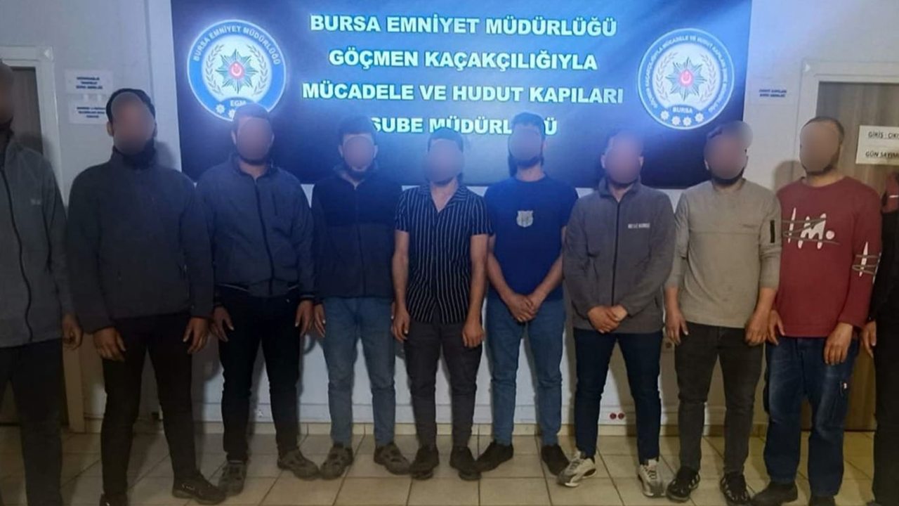 Bursa’da düzensiz göçmen operasyonu: 19 şüpheli ve 2 organizatör yakalandı