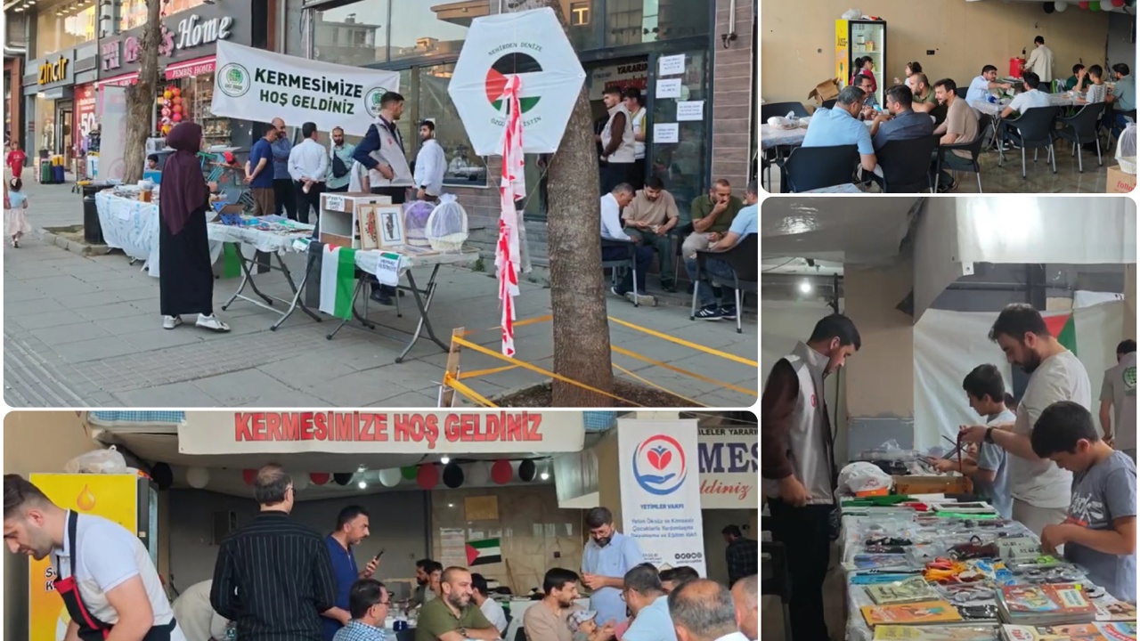 Muş Umut Kervanı'ndan ihtiyaç sahibi aileler yararına kermes