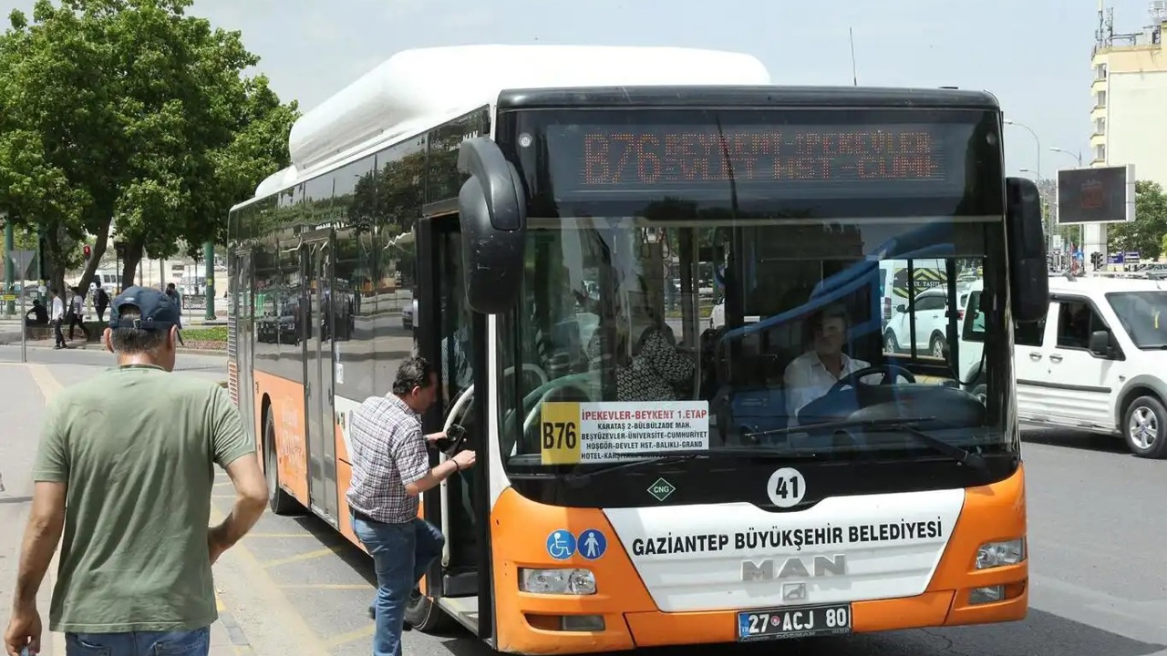 Gaziantep'te YKS adaylarına ücretsiz ulaşım desteği