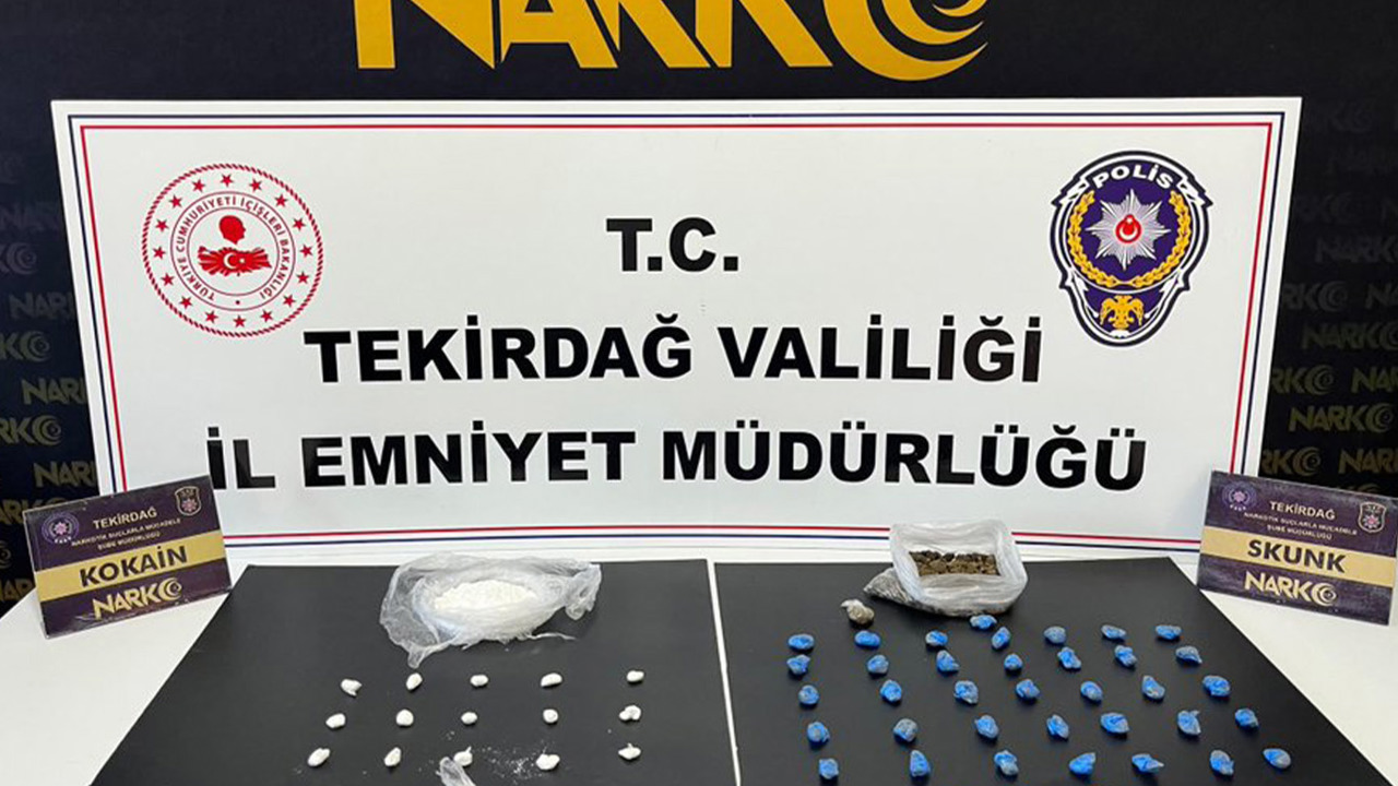 Tekirdağ’da bir haftada 103 kişiye uyuşturucu işlemi: 8 tutuklama