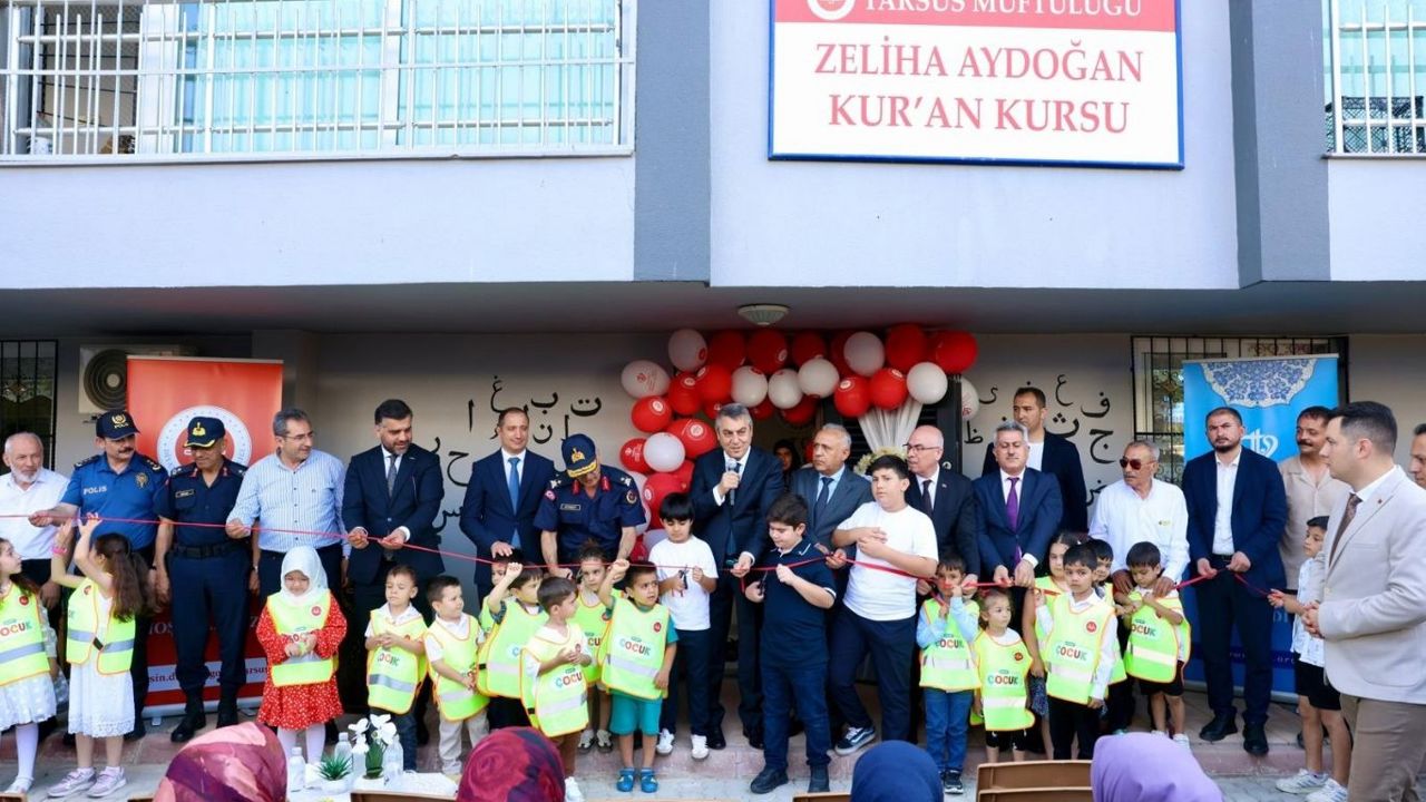 Tarsus'ta Zeliha Aydoğan Kur'an Kursu hizmete açıldı