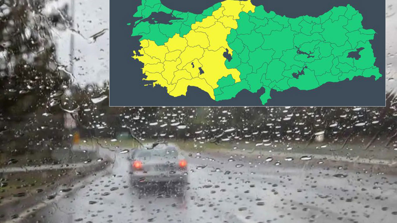 Meteoroloji'den 19 il için sarı kodlu yağış alarmı: Sıcaklıklar düşüyor