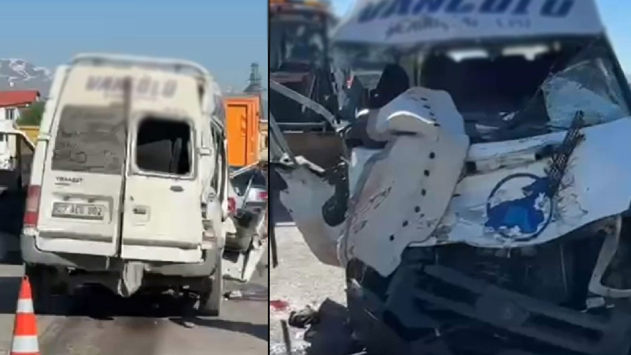 Yolcu minibüsü ile kamyon çarpıştı: 3 ölü, 2 yaralı