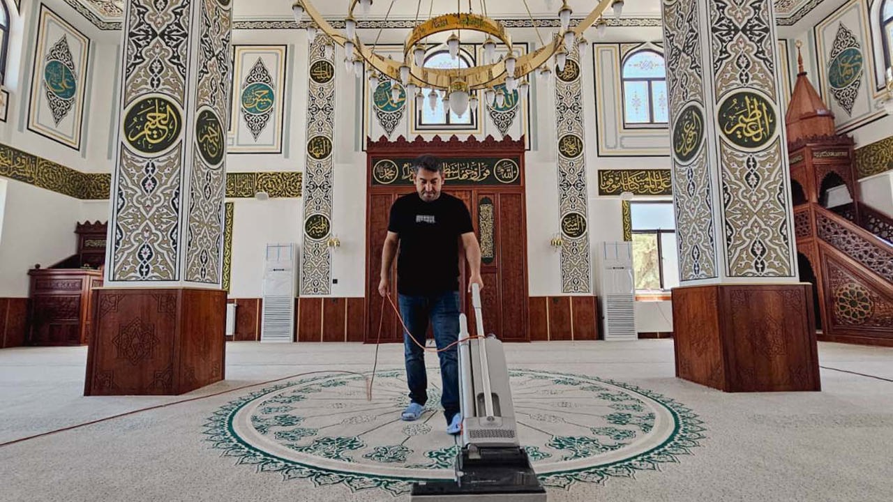Battalgazi Belediyesi Mehmet Turgut Camii'ni açılışa hazırladı