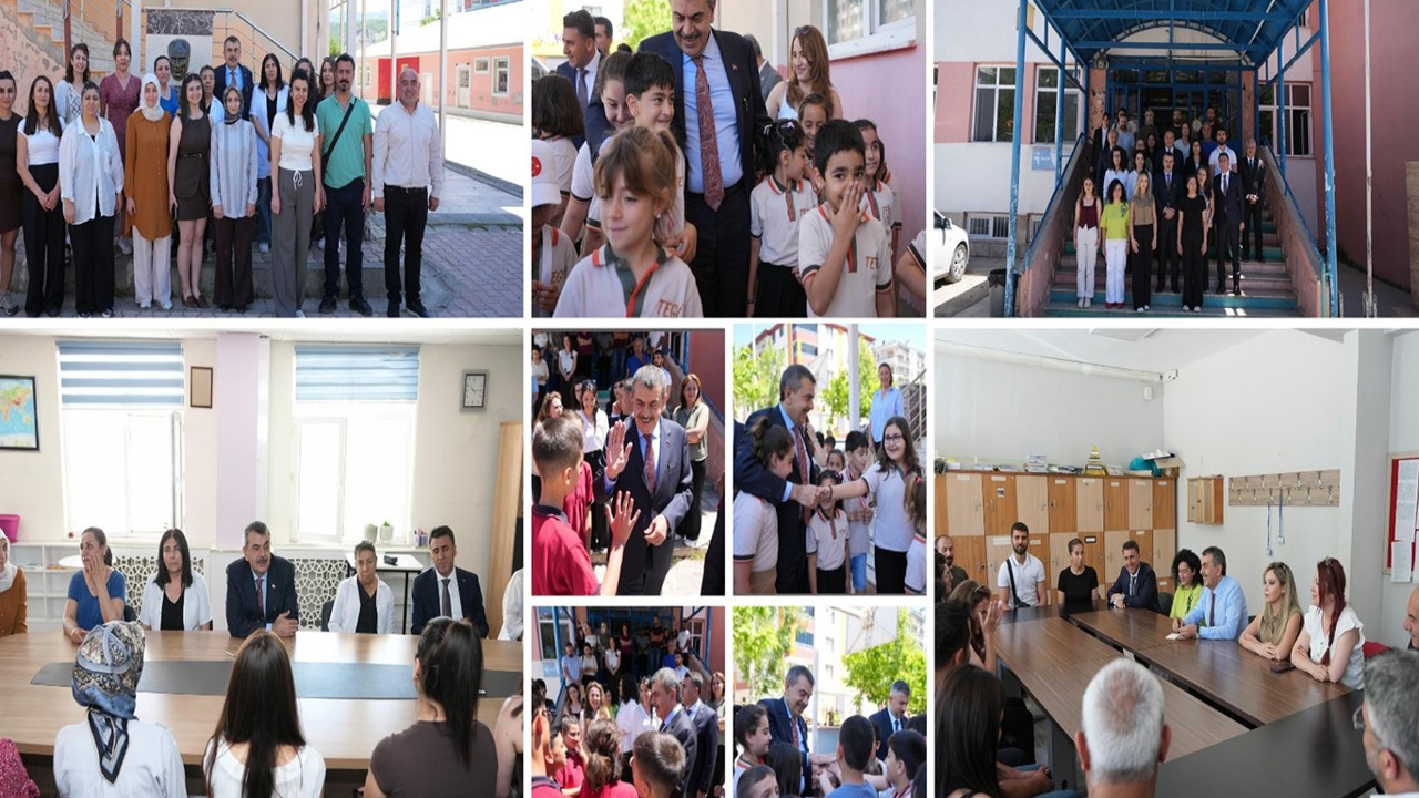 Bakan Tekin'den Tunceli'de öğrenci ve öğretmenlere sürpriz ziyaret