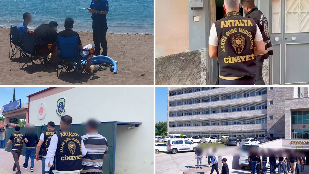 Antalya'da bir haftada 2 bin 16 kişi yakalandı