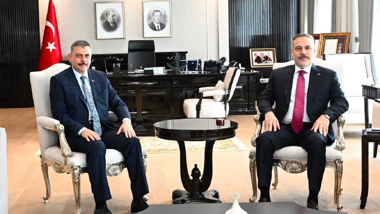 Bakan Çiftçi, Dışişleri Bakanı Fidan'ı ziyaret etti