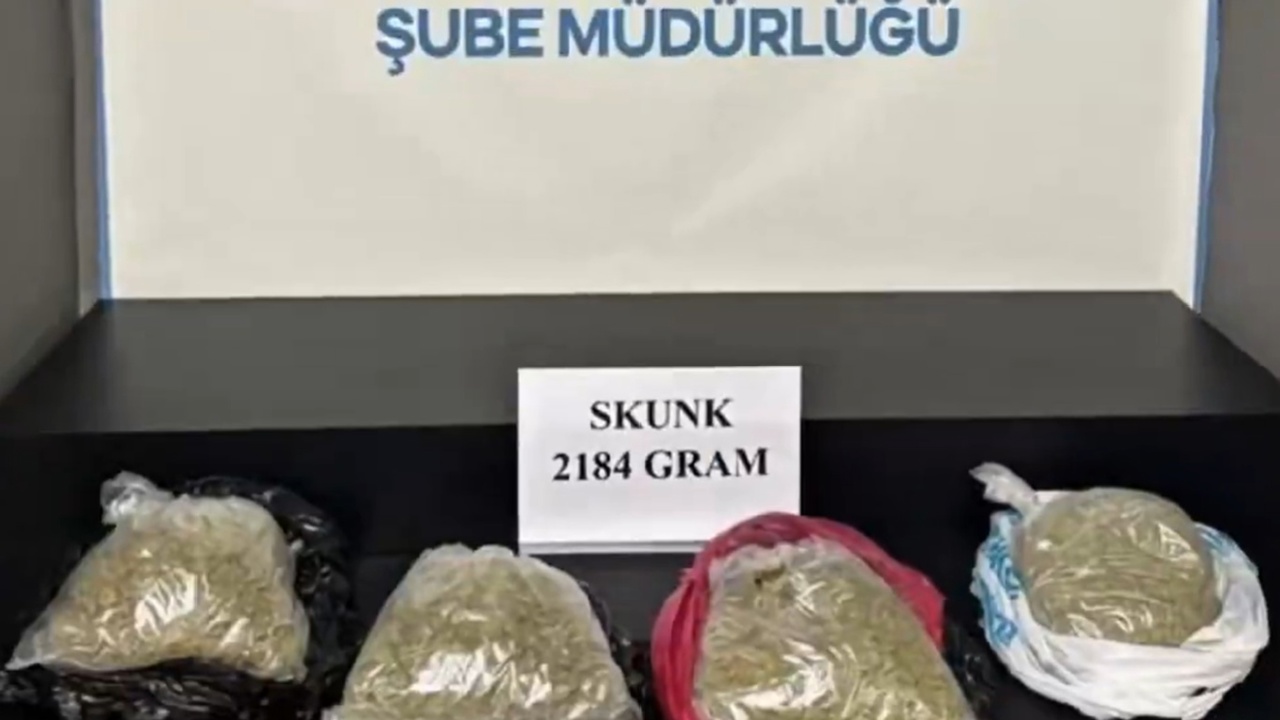 Hakkari’de 2 kilogram skunk ele geçirildi: 4 tutuklama