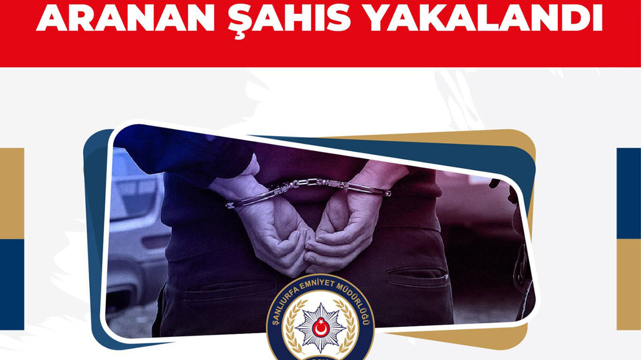 20 yıl hapis cezası bulunan firari Eyyübiye'de yakalandı