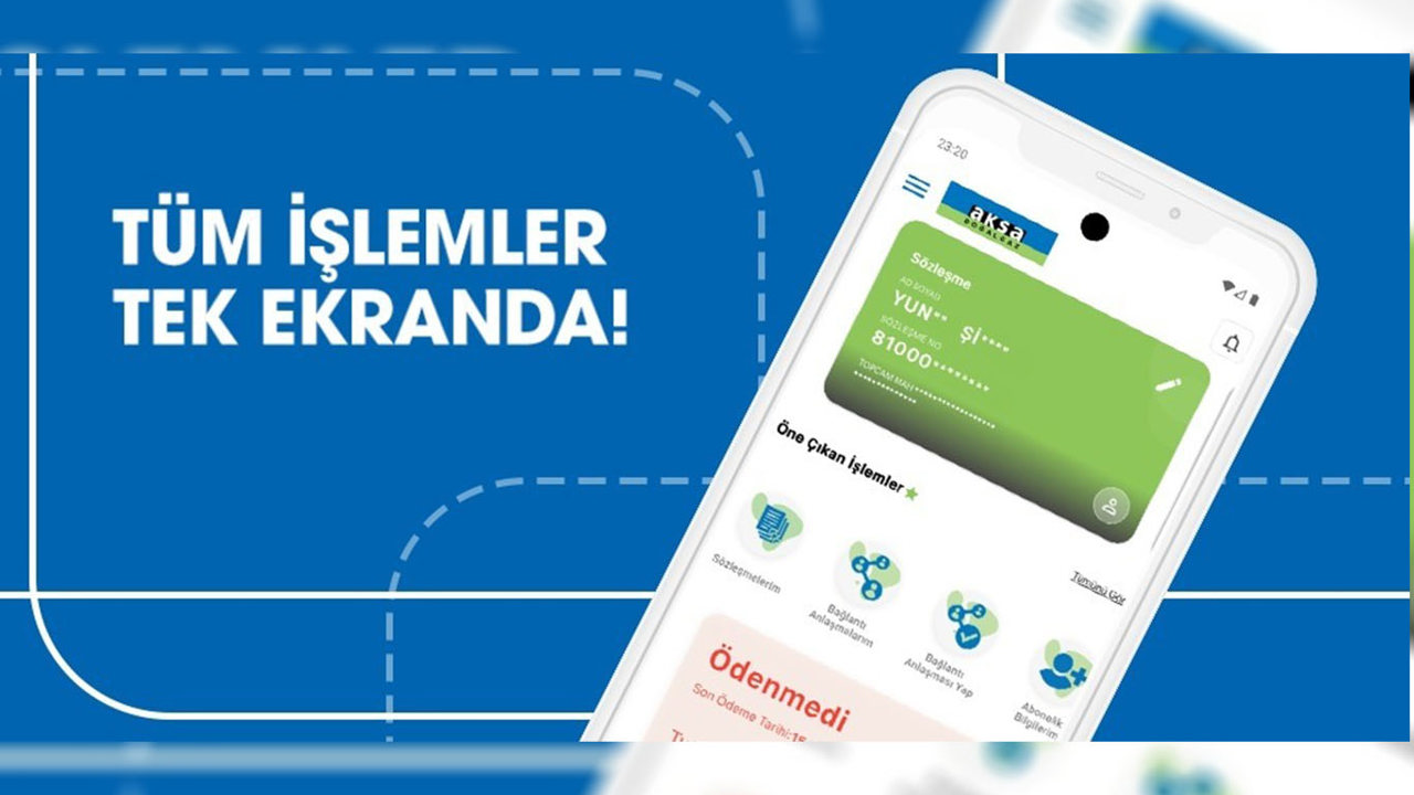 Aksa Doğalgaz'dan mobil uygulama hizmeti