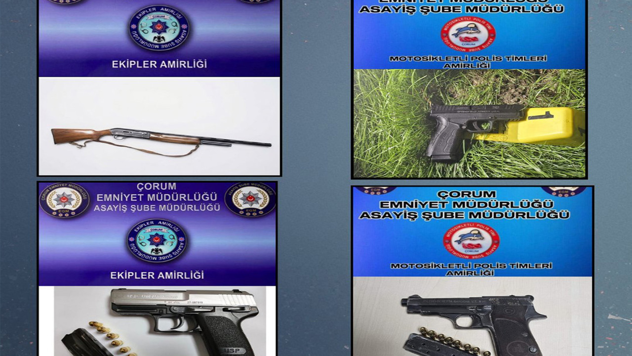 Çorum’da bir haftada 3 bin 271 kişi sorgulandı