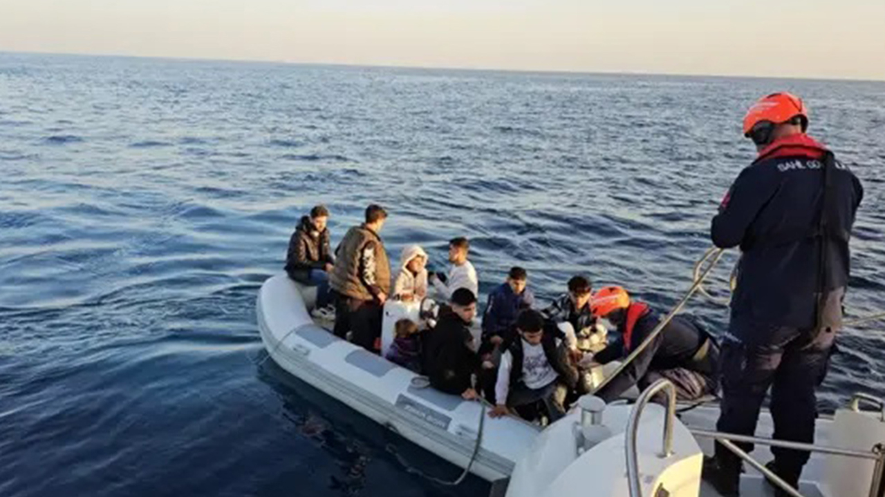 Muğla açıklarında düzensiz göçmen hareketliliği