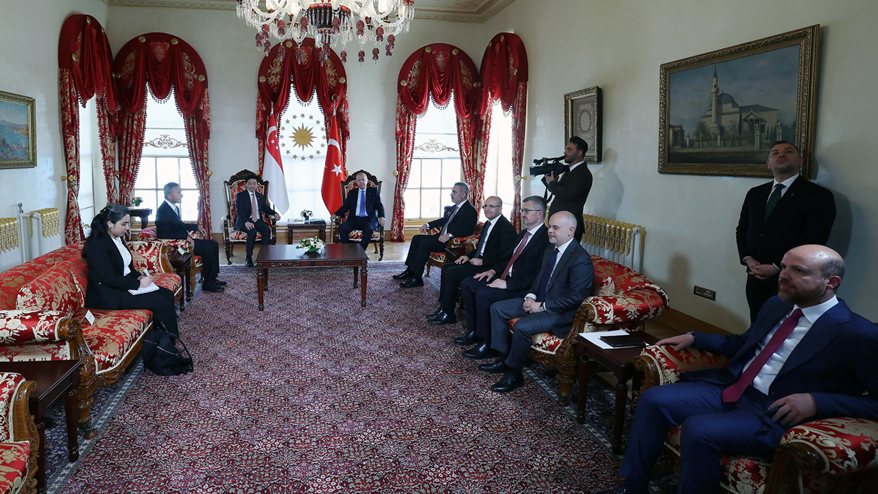 Cumhurbaşkanı Erdoğan, Singapur Başbakanı Wong ile görüştü