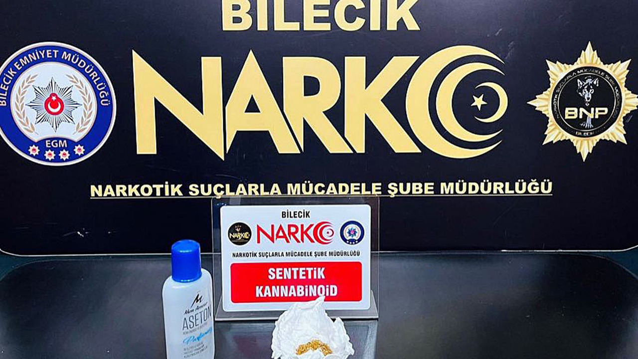 Bilecik’te uyuşturucu operasyonu: Bir şüpheli yakalandı