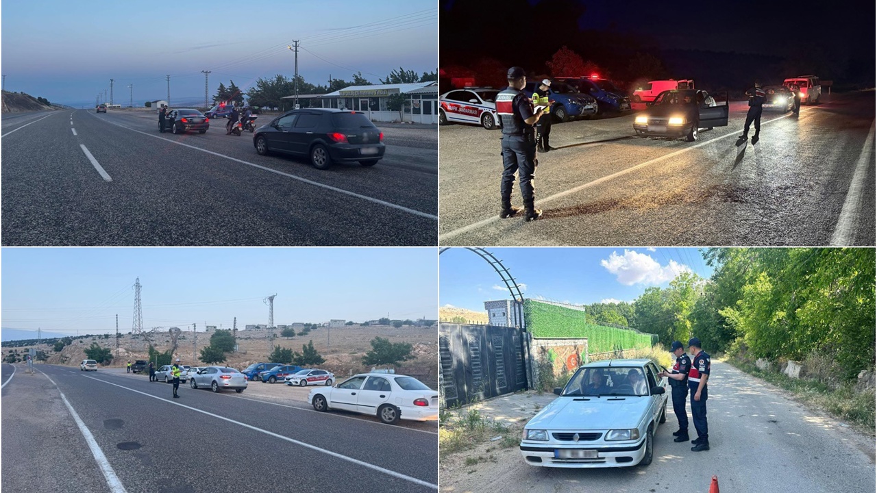 Gaziantep'te yol uygulamasında 353 aranan şahıs yakalandı