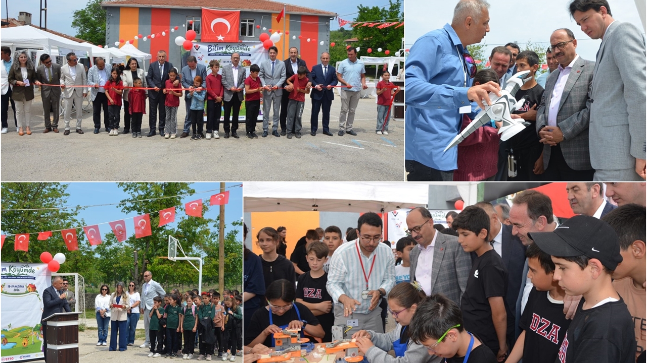 "Bilim köyümde" projesiyle bilim ve teknoloji, köy okullarına taşındı