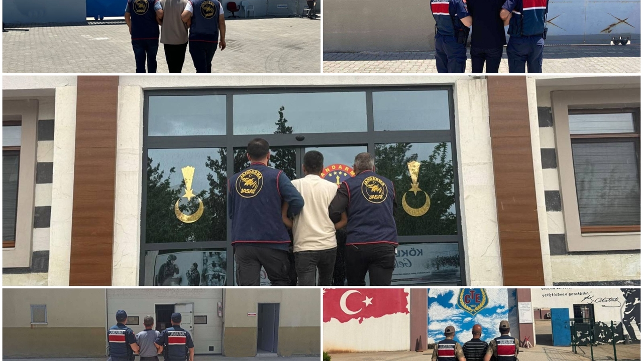 Gaziantep'te kesinleşmiş hapis cezası bulunan 5 hükümlü yakalandı