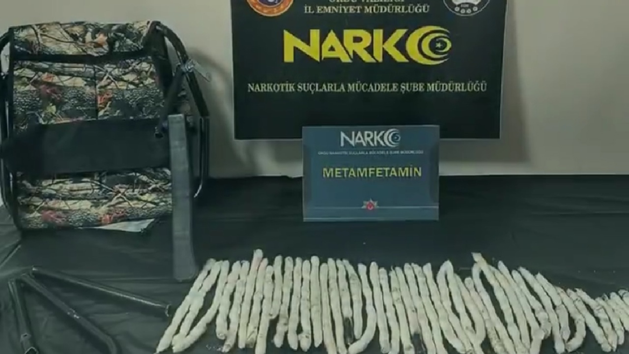 Ordu'da 1 kilogram metamfetamin ele geçirildi: 3 tutuklama
