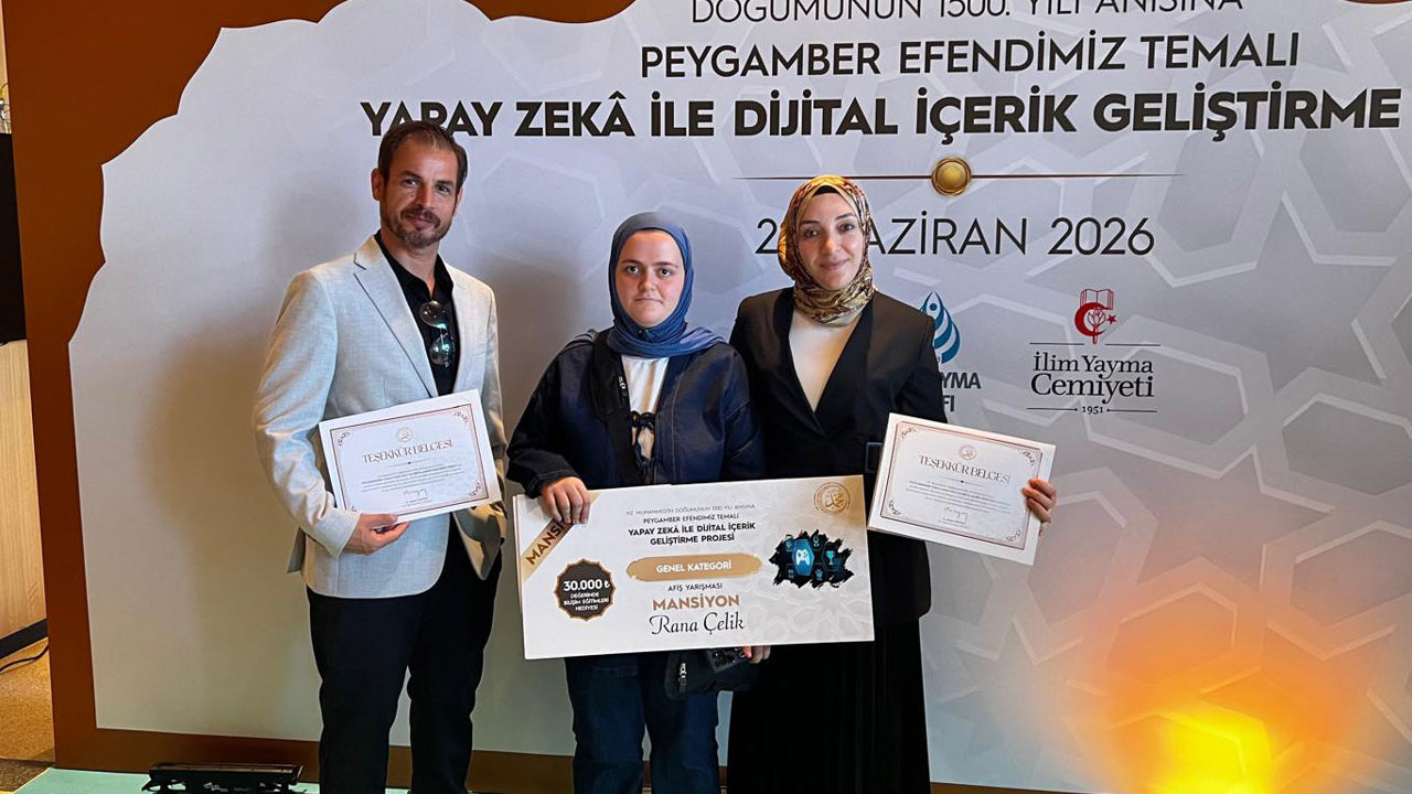 Batmanlı öğrenci yapay zekâ yarışmasında ödül kazandı