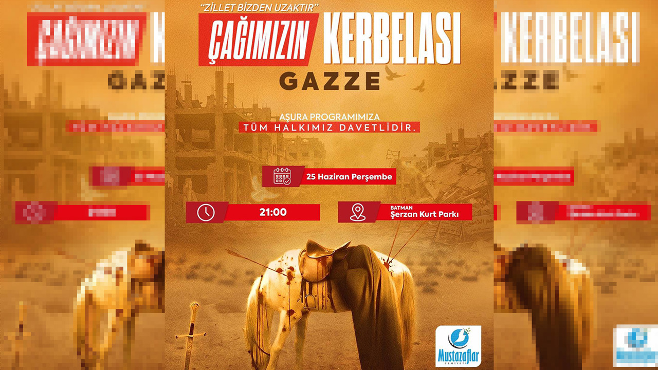 Mustazaflar Cemiyeti'nden "Çağımızın Kerbelası: Gazze" programına davet