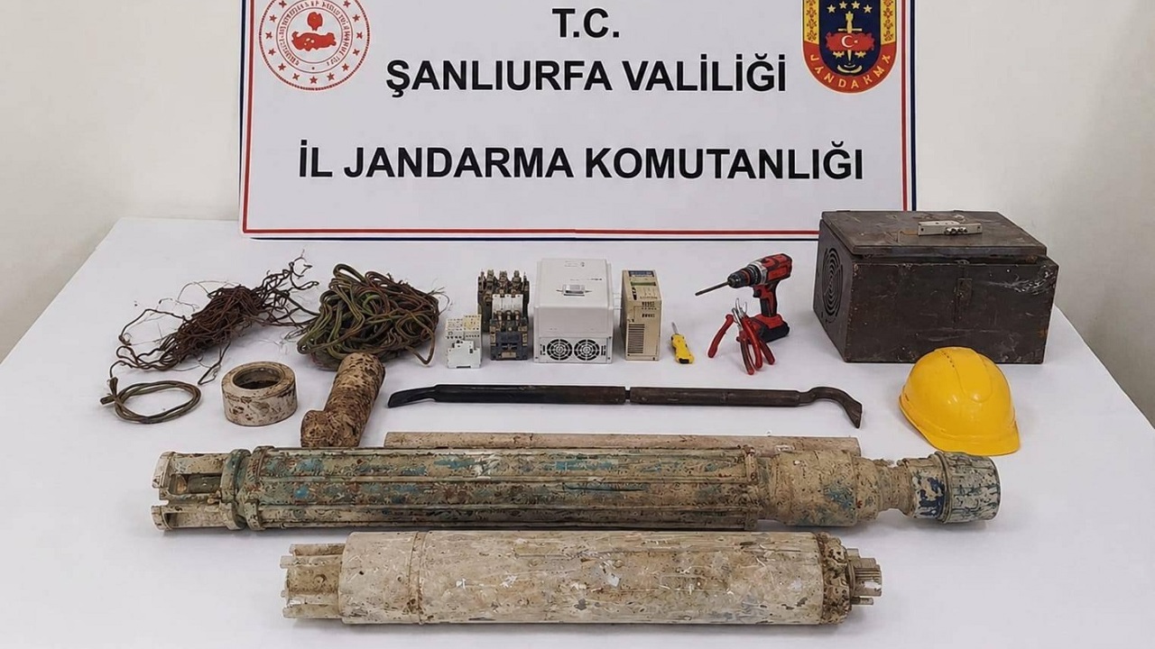 Şanlıurfa'da çalınan dalgıç pompası jandarma operasyonuyla bulundu
