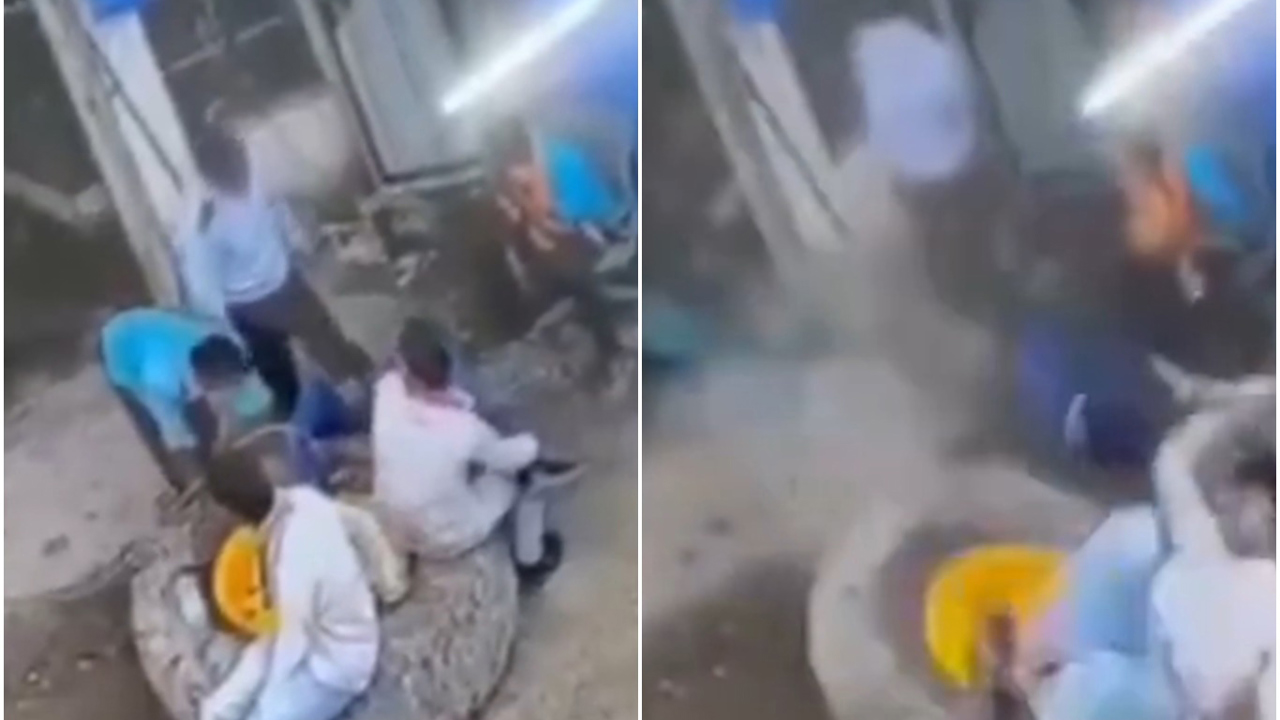 Hindistan'da şişirilen lastik aniden patladı: 1 ölü, 3 yaralı