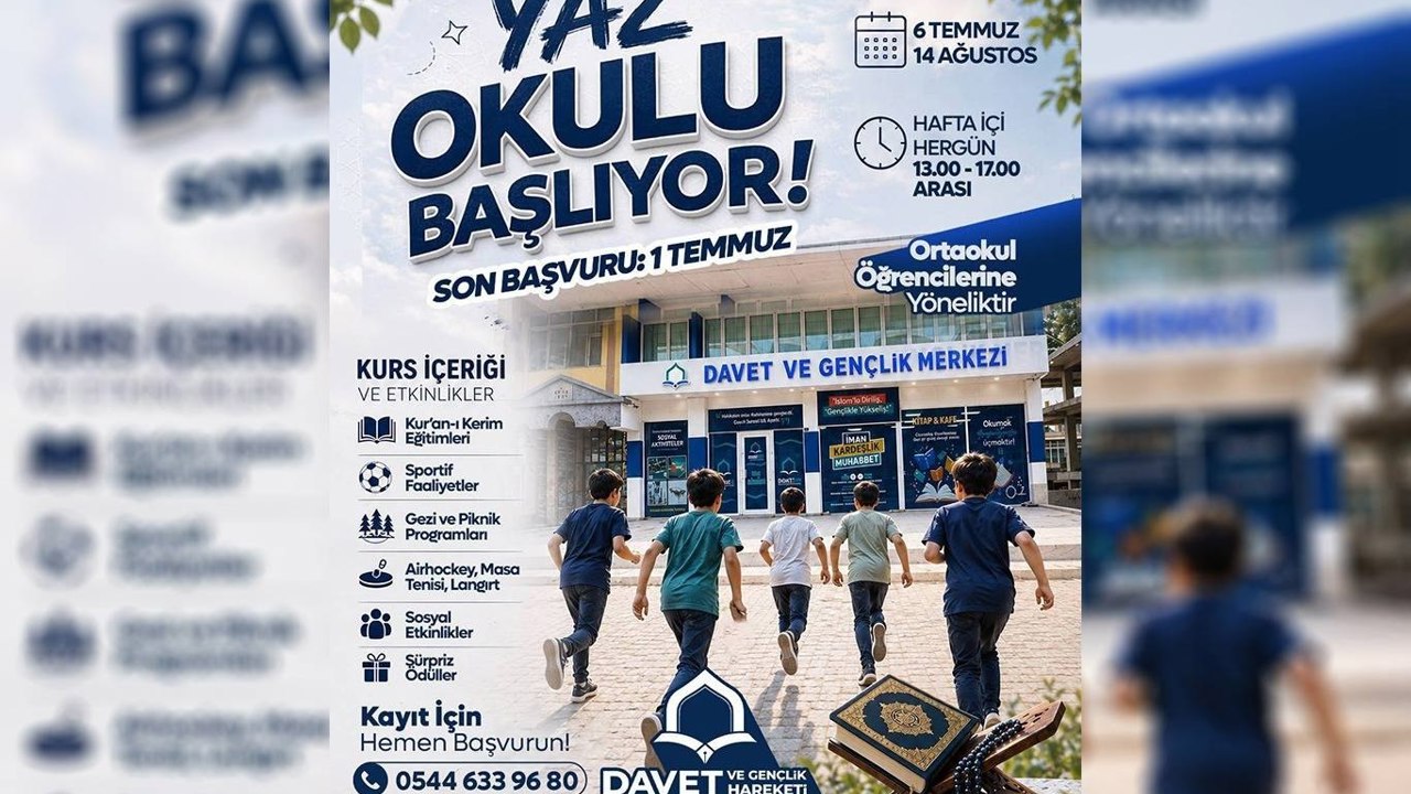 Şanlıurfa'da ortaokul öğrencilerine yönelik yaz okulu için kayıtlar başladı