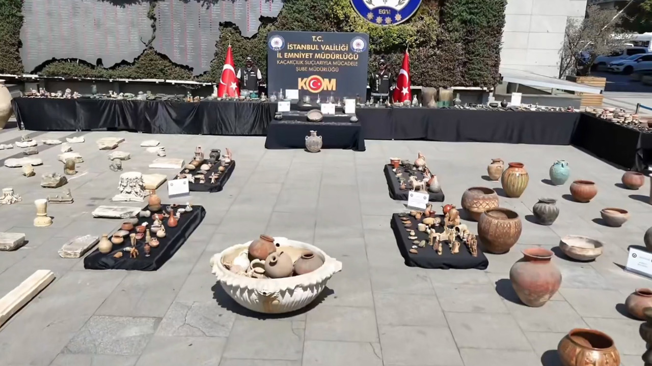 İstanbul’da kaçakçılık operasyonu: 10 bin 185 tarihi eser ele geçirildi