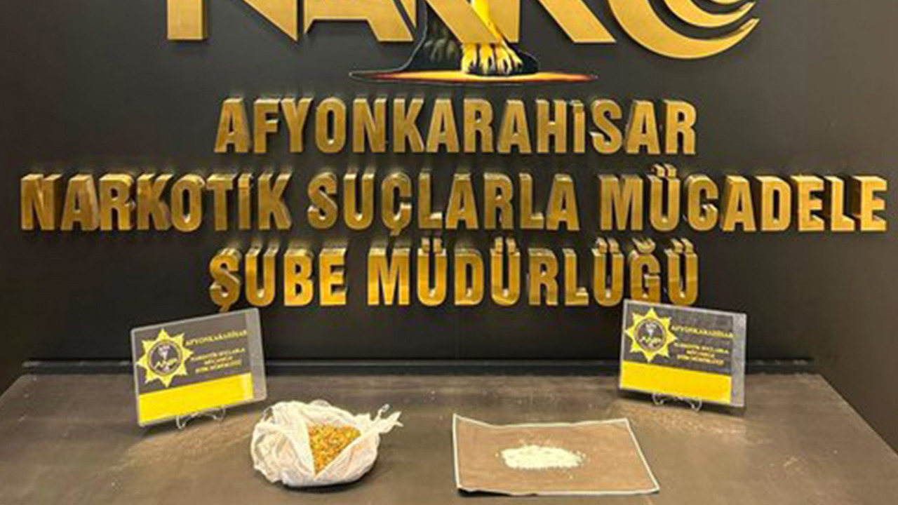 Afyonkarahisar’da uyuşturucu operasyonu: Bir kişi tutuklandı