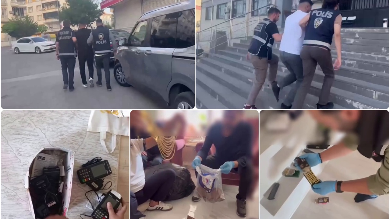 Gaziantep merkezli "POLATLAR" silahlı suç örgütüne operasyon: 20 gözaltı