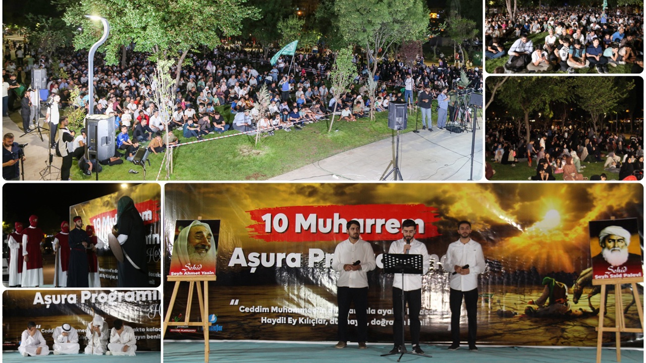 Diyarbakır'da; Kerbela'dan Gazze'ye, Şeyh Said'den Susa'ya şehidler anıldı