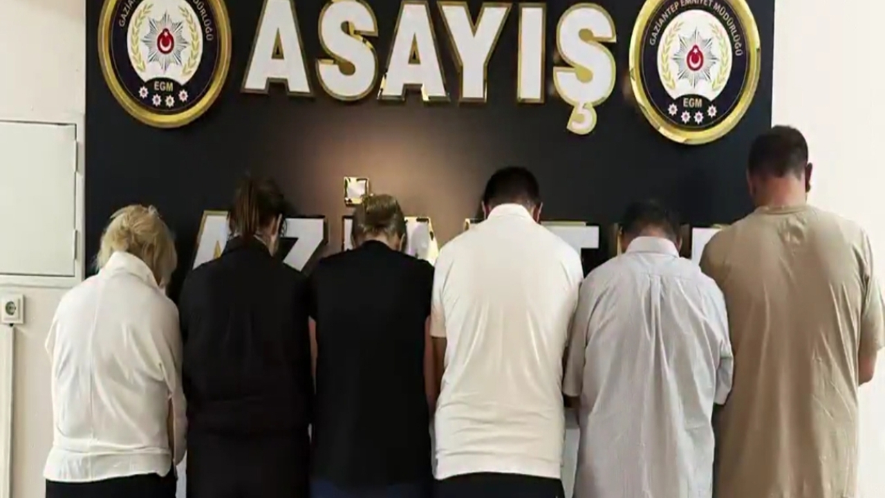 Gaziantep’te fuhuş operasyonu: 7 gözaltı