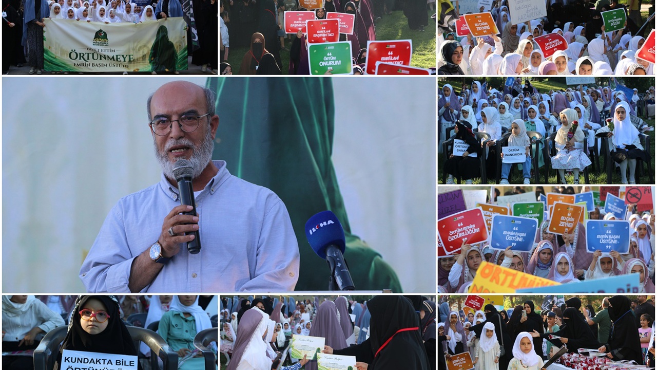 Şanlıurfa'da "Niyet Ettim Örtünmeye Emrin Başım Üstüne" programı düzenlendi