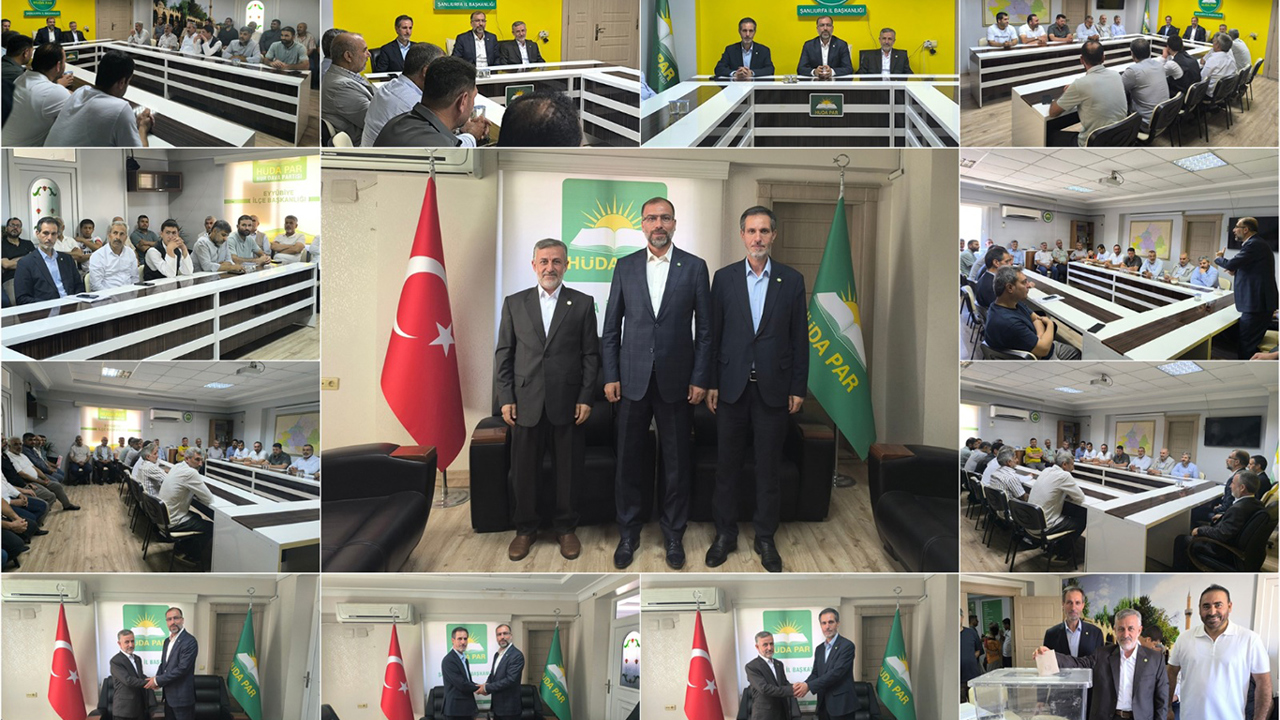  HÜDA PAR Eyyübiye'de görev değişimi