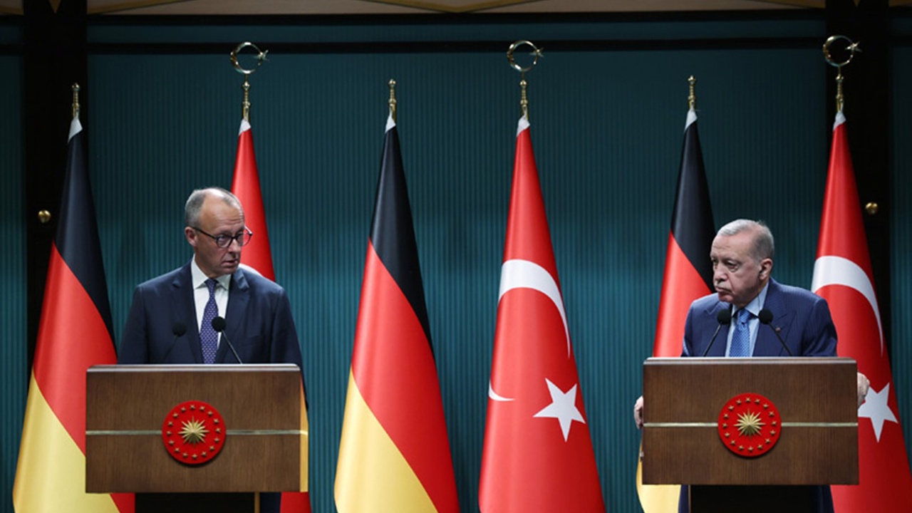 Cumhurbaşkanı Erdoğan, Almanya Şansölyesi Merz ile görüştü