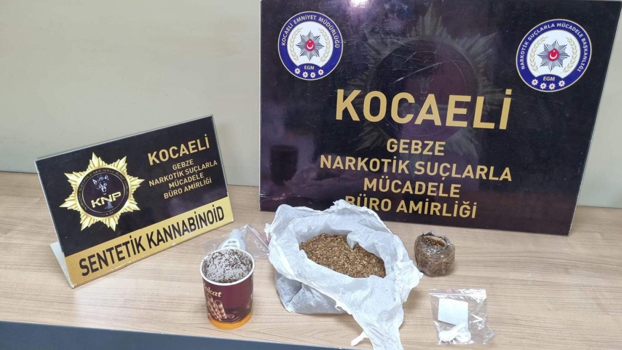 Kocaeli'de uyuşturucu operasyonunda 2 şüpheli tutuklandı