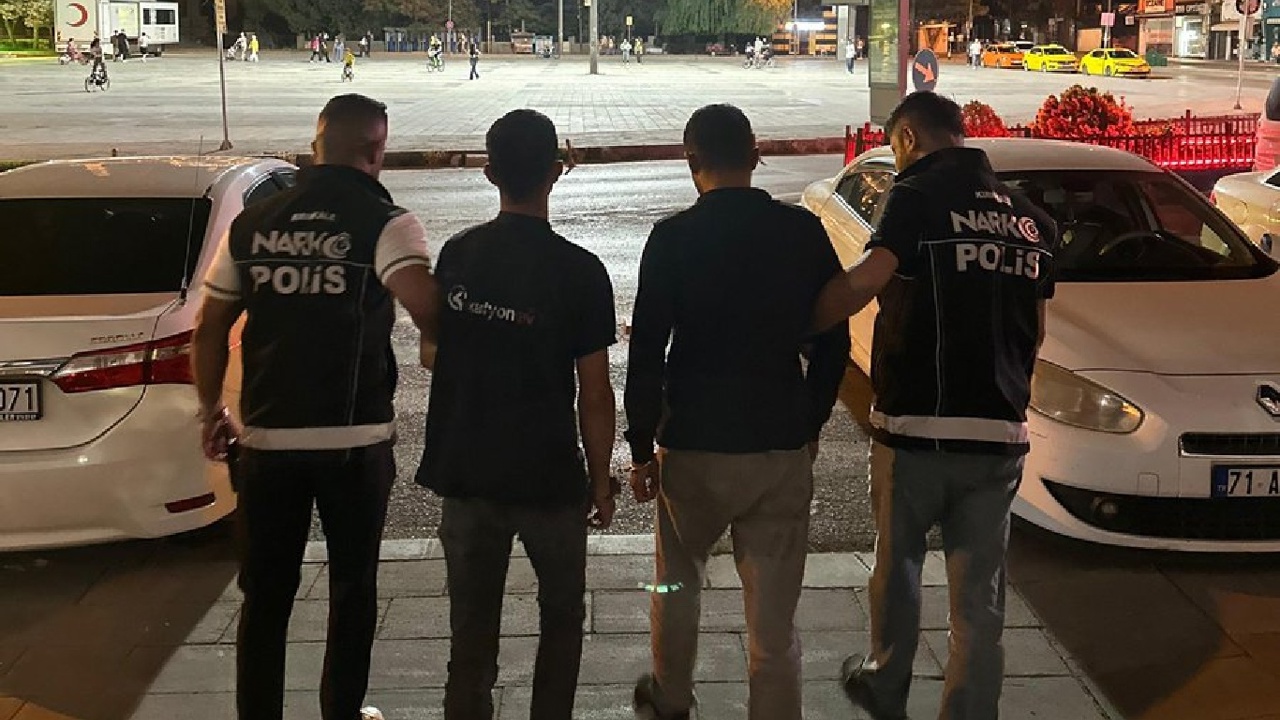 Kırıkkale'de uyuşturucu operasyonunda 2 şüpheli tutuklandı