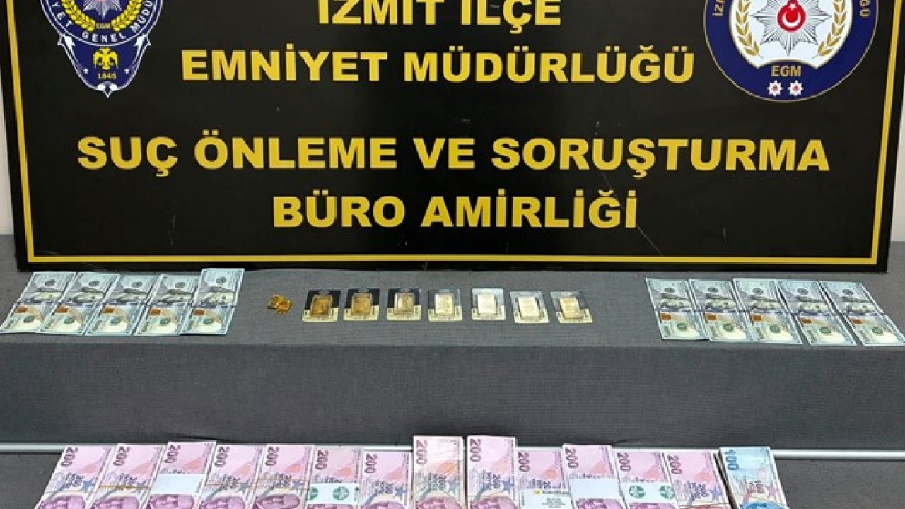 Kocaeli'de sahte altın dolandırıcılığı şüphelileri suçüstü yakalandı