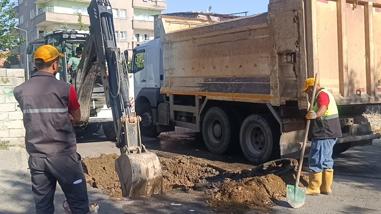 İLKHA'nın haberinin ardından su kaçağı giderildi