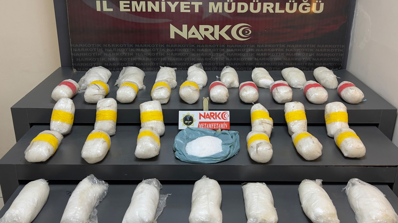 Batman'da 19 kilo metamfetamin ele geçirildi