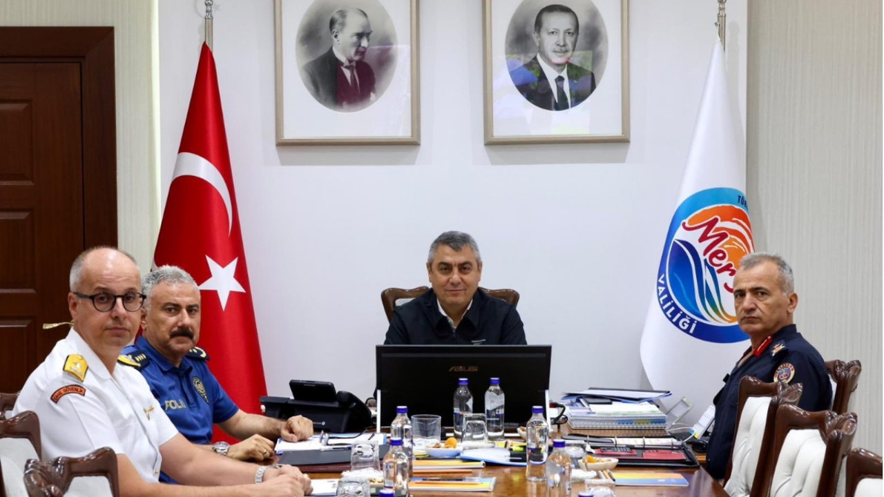 Mersin'de asayiş ve güvenlik değerlendirme toplantısı yapıldı