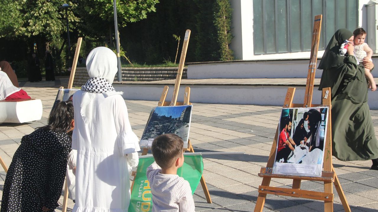 HÜDA PAR Bingöl Kadın Kolları: Gazzze'de 1000 gün insanlığın vicdanına yazılmış ağır bir imtihandır