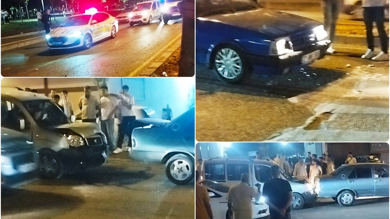 Gaziantep'te zincirleme trafik kazası: Maddi hasar meydana geldi