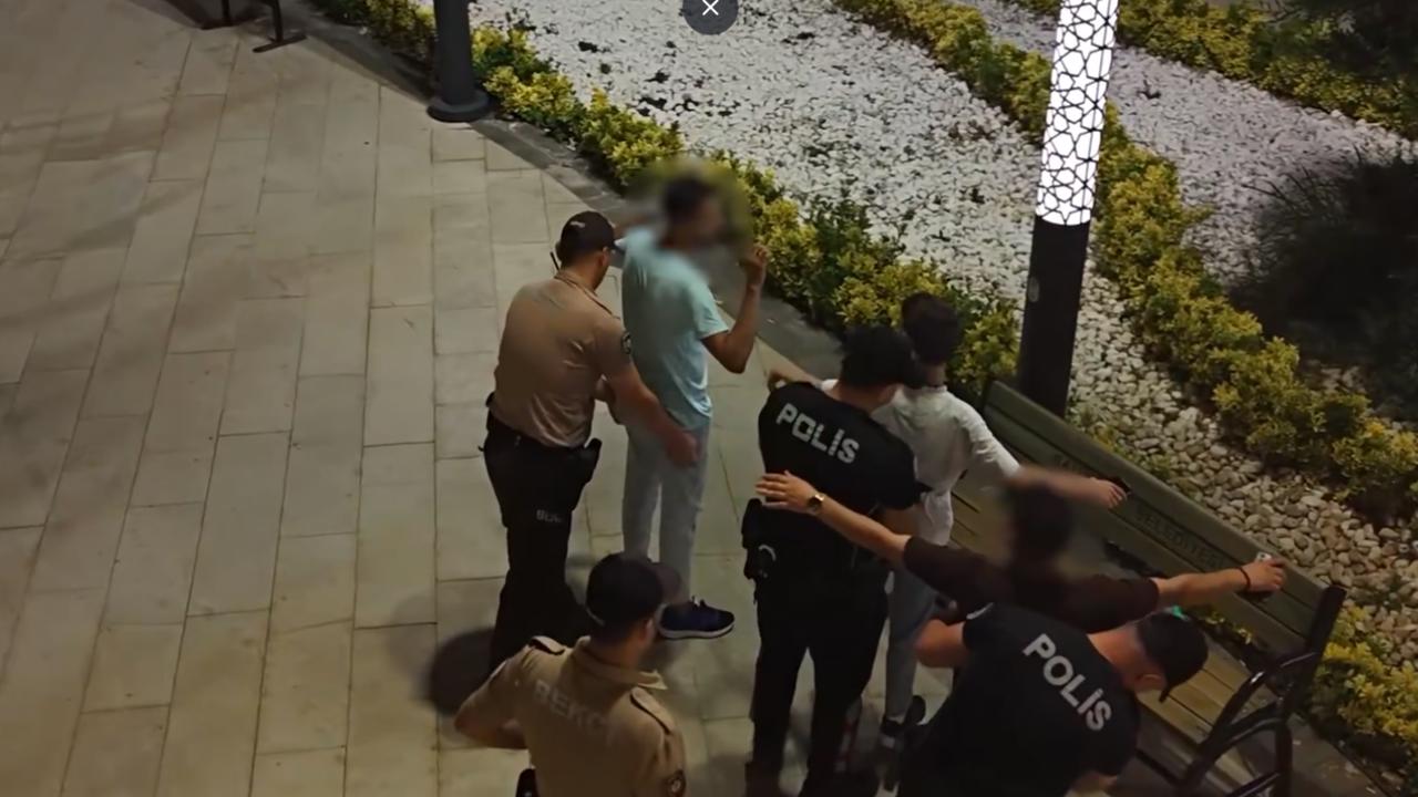 Gaziantep'te huzurlu parklar uygulamasında 7 aranan şahıs yakalandı