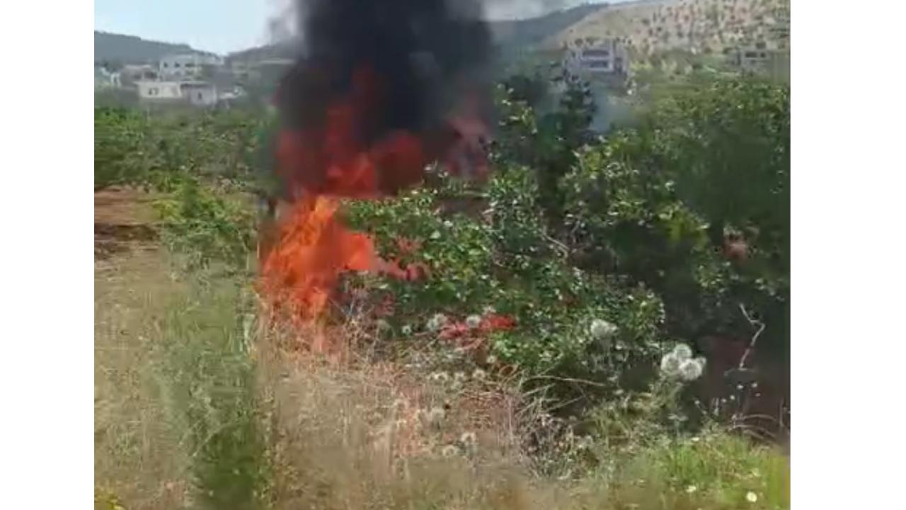 LPG tankı patlayan araç küle döndü 