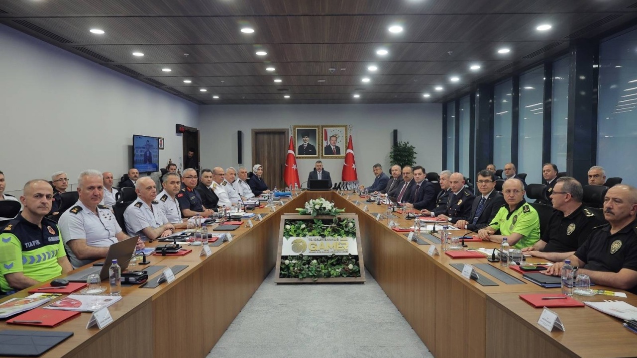 İçişleri Bakanlığında NATO Zirvesi öncesi alınan güvenlik tedbirleri ele alındı