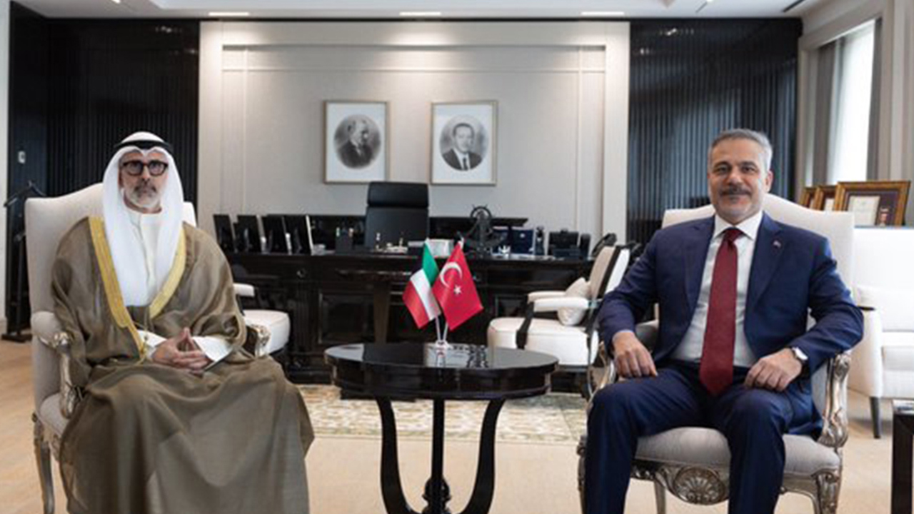 Bakan Fidan, Kuveyt Dışişleri Bakanı Sabah ile görüştü