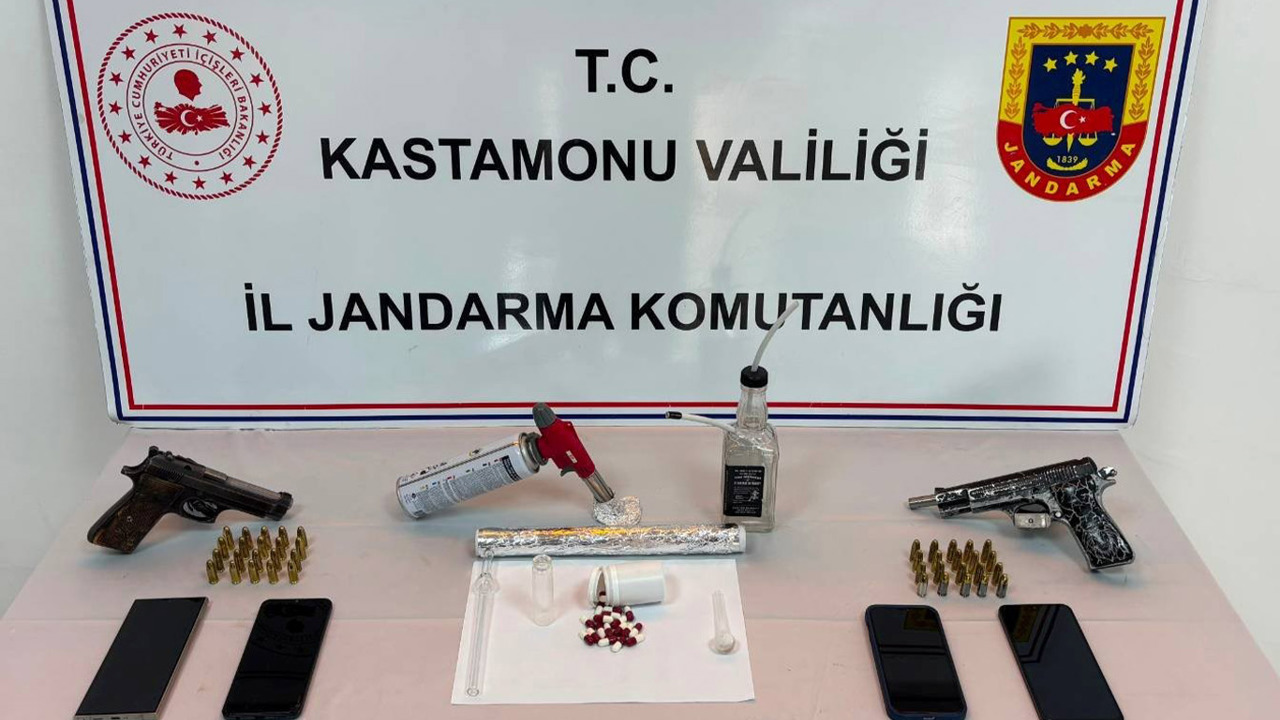 Kastamonu'da uyuşturucu operasyonlarında 3 kişi tutuklandı