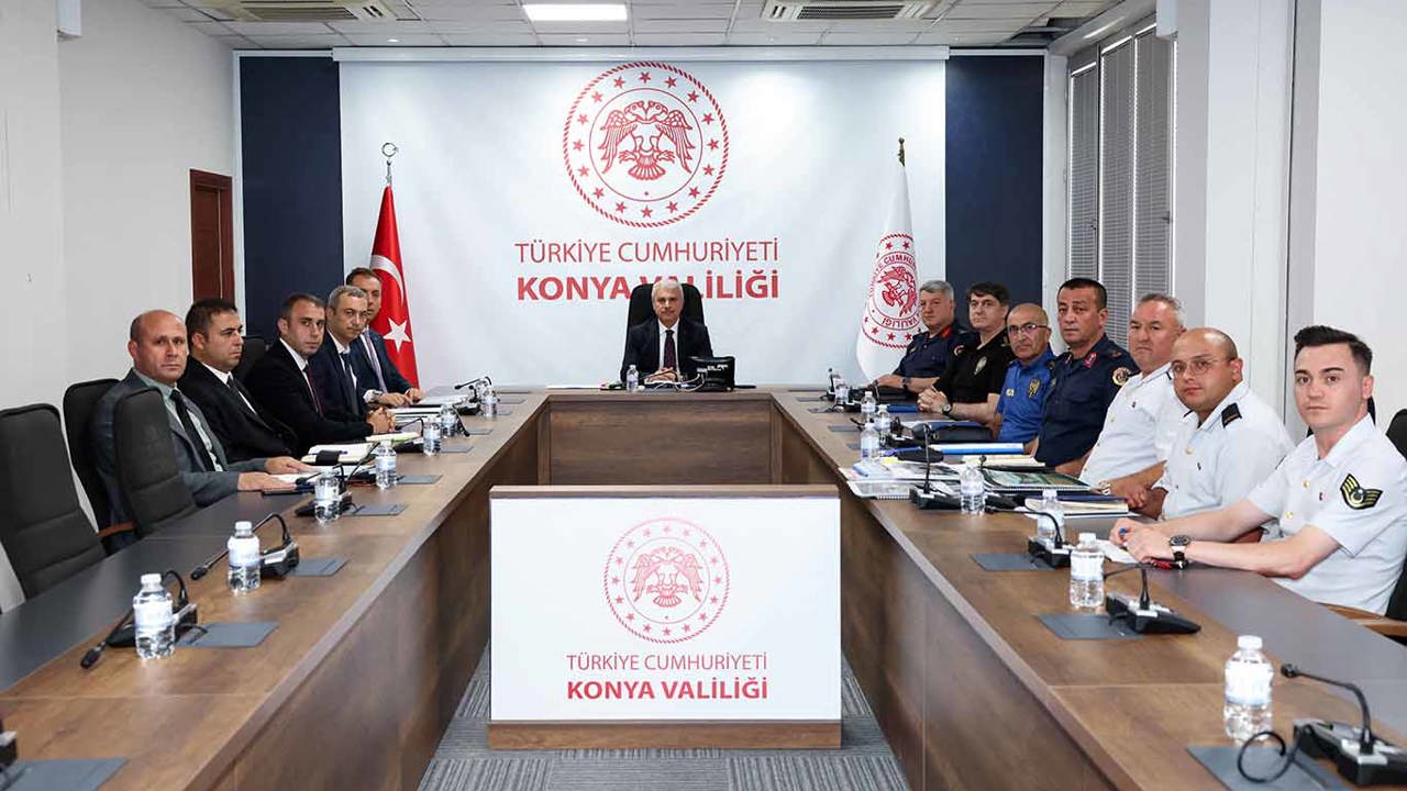 Konya’da içişleri bakanlığı yatırımları masaya yatırıldı