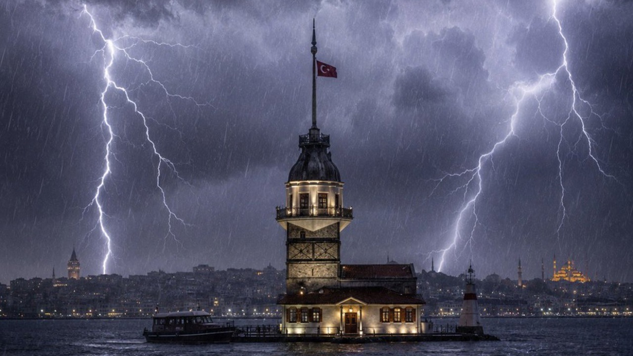 İstanbul’da perşembe günü gök gürültülü sağanak bekleniyor